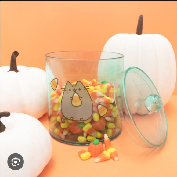 Pusheen subscription box exclusive candy corn candy jar - Picture 3 of 10